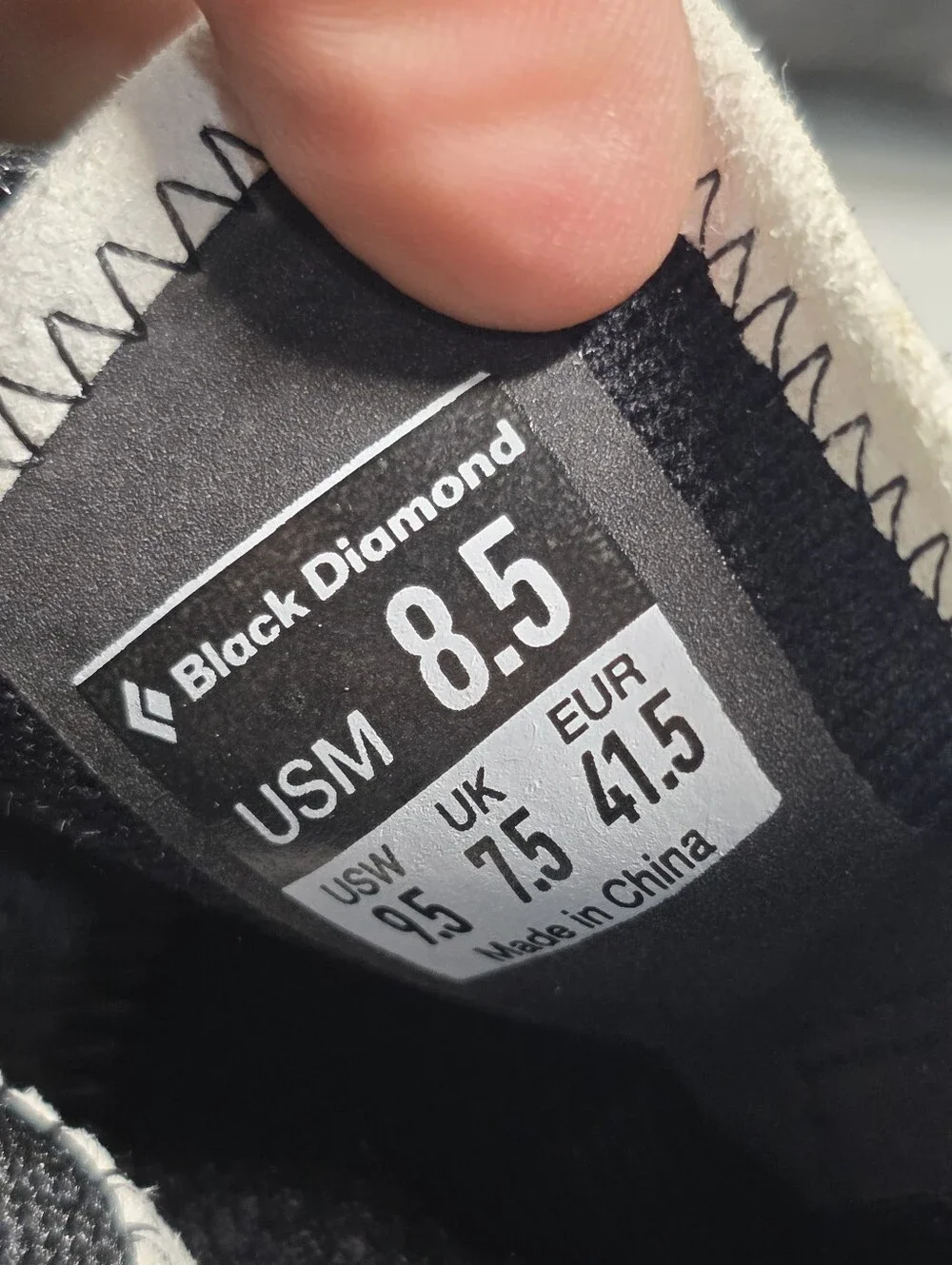 BLACK DIAMOND Momentum Rock Climbing Bouldering Shoes US M 8.5 W 9.5